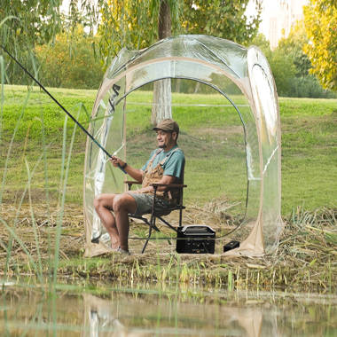 Clear camping outlet tent